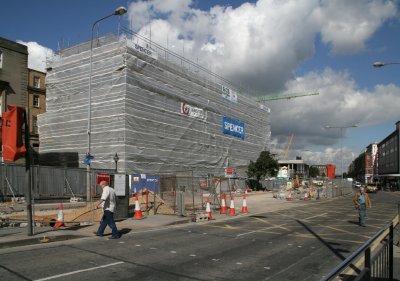 the British rail building about to go