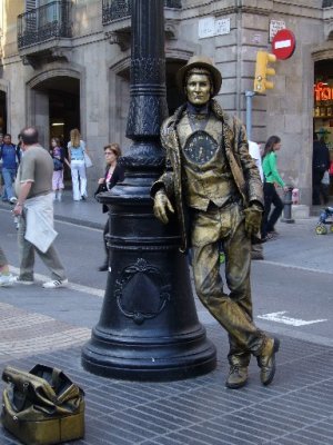 A statue? A human? what do you think?