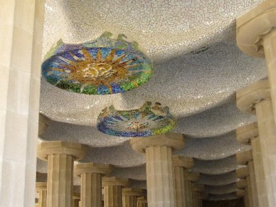 Park Guell - ceiling design
