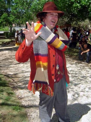 And the 4th Doctor also can't arrive at the right time either!