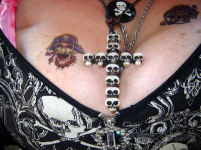 Now, that is a cross that can make any pirate quake in his boots