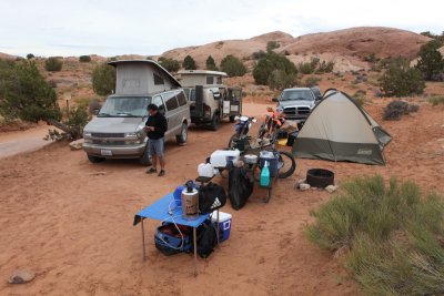 Our camp off of Sand Flats Road.