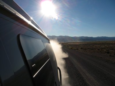 Eastbound on White Horse Ranch Road, OR