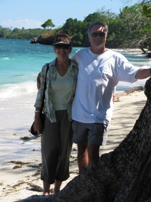 Susan & Michael on Beach