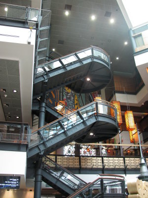 Staircase in casino