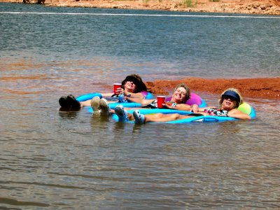 The Girls Floating