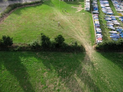 KAP (Kite Aerial Photography) of Mylor Sailing Club, Cornwall