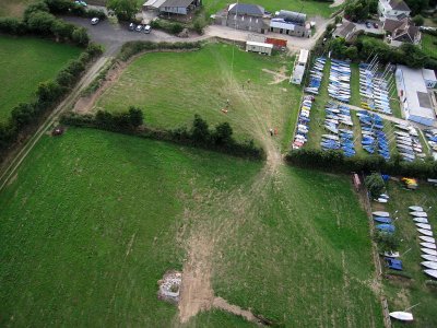 KAP (Kite Aerial Photography) of Mylor Sailing Club, Cornwall