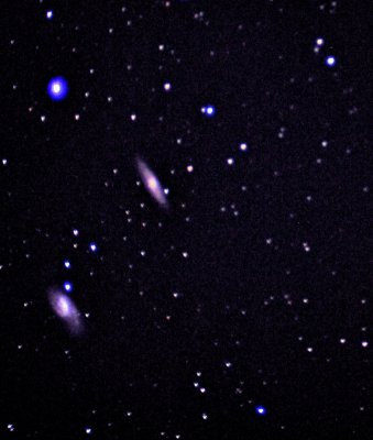 M66 Mag 8.9 & M65 Mag 9.3 Mag Spiral Galaxy's 662 sec