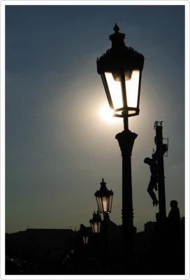 Twilight at Charles Bridge