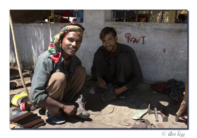 Shoe menders from Rajahstan