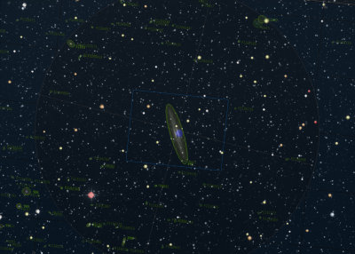 NGC 891 CNebulaX Overlay (Luminance/SBIG ST-8300M)