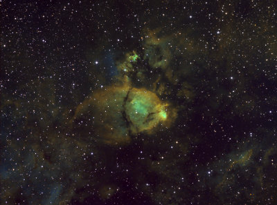 IC1795/NGC896 (SII-HA-OIII/SBIG ST-8300M)