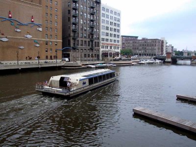 Tour Boat, Downtown Milwaukee