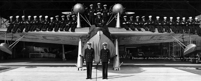 1935 - closeup of general muster at Coast Guard Air Station Dinner Key at Cocoanut Grove, Miami