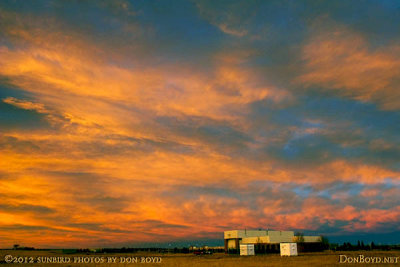 November 2012 - sunset clouds over the northern section of Colorado Springs