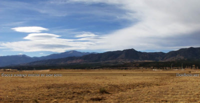 2012 - a view of the Front Range and Pike's Peak from northern Colorado Springs