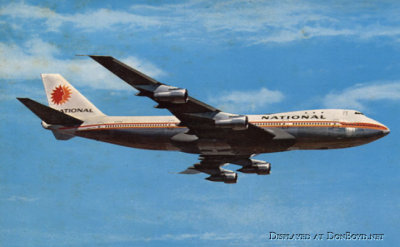 1970 - one of two B747-135's operated by National Airlines