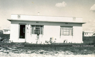 1948 to 1950 - a Sundeck Homes poured concrete home in east Hialeah