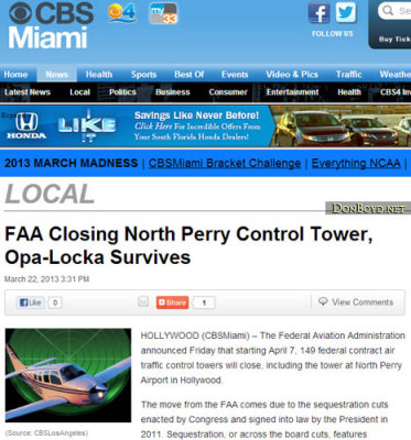 2013 - Miami's CBS-4 (WFOR-TV) still has it wrong as Opa-Locka