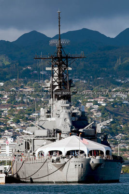 2010 - the U. S. Navy battleship USS MISSOURI (BB 63) at Ford Island, Pearl Harbor