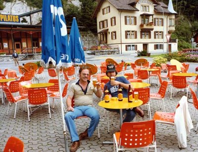 1982 - Don Boyd and Dave Lieux in Switzerland