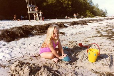 1979 - Karen at Cape Florida, Key Biscayne