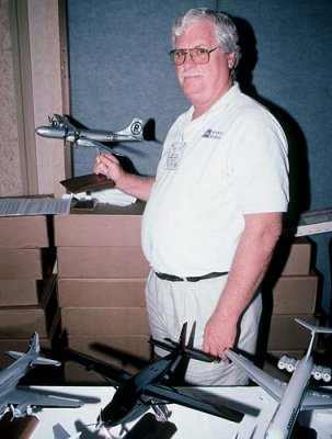 2002 - Roger Jarman of Atlantic Models at the Airliners International Show in Houston