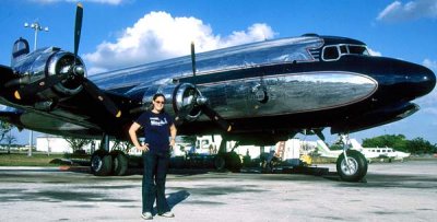 January 2004 - Betsy Jarman and Brooks Fuel C-54G N708Z restored by Sam Knaub