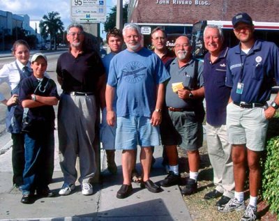 2004 - Michelle, unknown, Bob Durey, Ryan Kaskel, Jay Selman, Bill Demarest, Eddy Gual, Judge A. Jay Cristol and Jeff Johnson