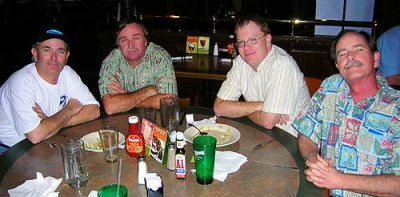 2006 - Mike Carter, Doug Kerr, Mark Abbott and Steve Griffin at Bennigans