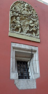 OLD WINDOW IN KANONICZA  . 1