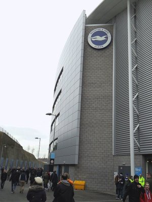 APPROACHING THE WEST STAND ENTRANCES . 1