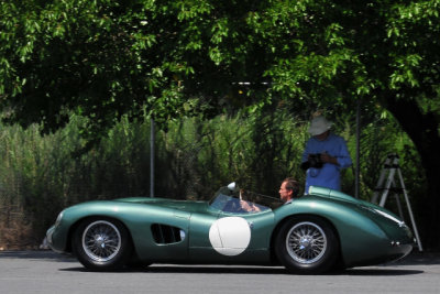 This 1958 Aston Martin DBR1, now owned by Fred Simeone, was also driven in other races by Carroll Shelby and Jim Clark. (4860)