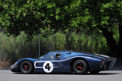 Fred Simeone's 1967 Ford GT Mk. IV, chassis no. J-8, raced in the 1967 24 Hours of Le Mans won by red sister car No. 1. (4875)