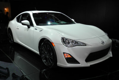 2013 Scion FR-S, known as the Toyota GT86 or simply 86 outside North America; nearly identical twin of the Subaru BRZ