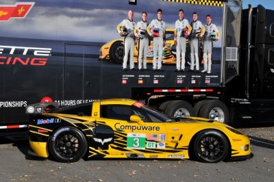 2010 Chevrolet Corvette C6-R racing car, formerly driven by Jan Magnussen (8240)