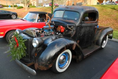 Street rod pickup with Ford V8 (4896)