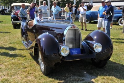 PEOPLE'S CHOICE: 1937 Bugatti Type 57-C Roadster by Van Vooren, owned by Malcolm Pray, Greenwich, CT (6593)