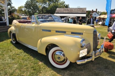 CADILLAC 2nd: 1940 LaSalle Series 42 Convertible Sedan, owned by Michael Christie, Hagerstown, MD (6831)
