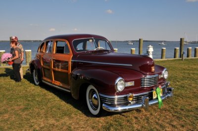 WOODIE 1st: 1946 Nash Ambassador 60 Suburban 4-Door Sedan, owned by Dave & Elaine Kraus, Sparta, NJ (7270)