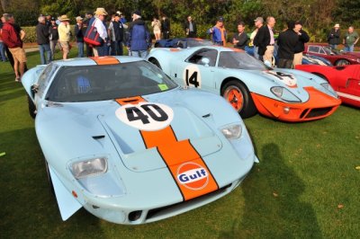 1967 Ford GT40, left, and 1967 Ford GT40 Mirage M1 -- both with rich racing history (9602)