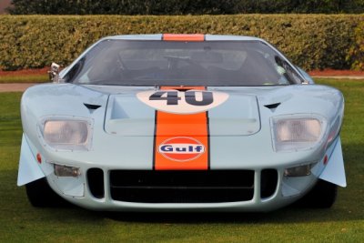 1967 Ford GT40, used as a camera car in Steve McQueen's film Le Mans, Miller Motorsports Park, Tooele, UT (9649)