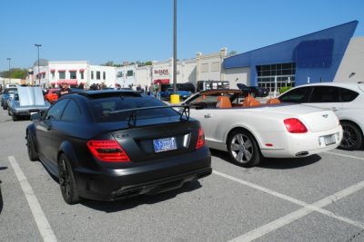 Mercedes C63 AMG and Bentley Continental GTC (7465)