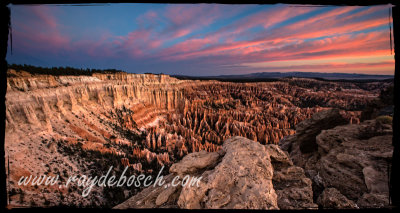 Sunrise at The Ampitheatre - Bryce Canyon National Park, UT