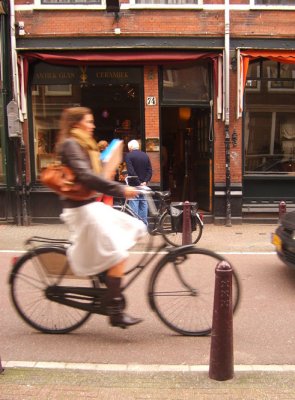 the bike-ridden streets