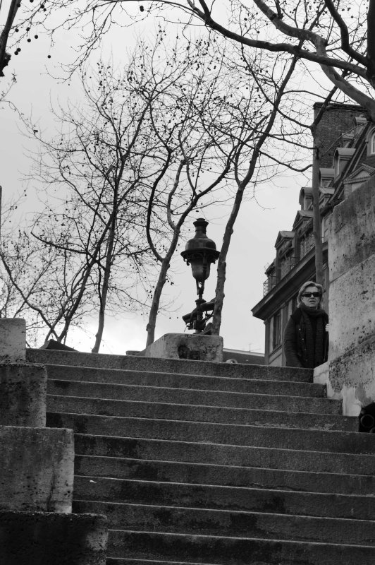 Stairs to Quai des Grands Augustins