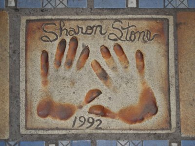 Les mains de Sharon Stone
