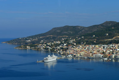 Samos Harbour and town