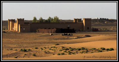 Kasbah in the desert